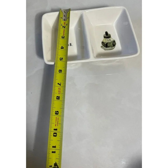 RAE Dunn Home Office Organizer Sketch Ink Plate - Picture 7 of 8